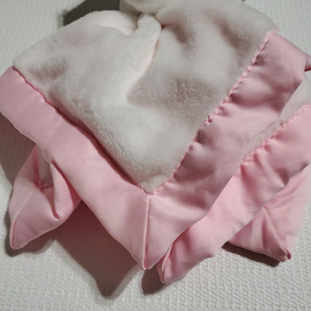 New Carter's Snuggle Buddy Security Blanket Soft White Pink Unicorn Horn NWT BB6 - Picture 5 of 10